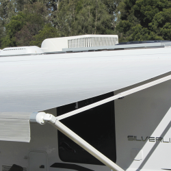 Carefree 17ft silver shale fade roll-out caravan awning no arms