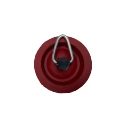Red Rubber Sink Plug 25MM W/pull Shackle