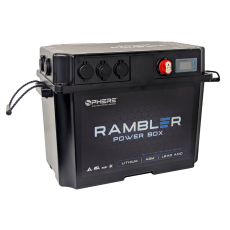 SPHERE Battery Box with Power Accessory Ports & Covers - 455x265x325mm