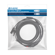 SPHERE MC4 Solar Staggered 1 to 2 Branch with 5m HD Extension