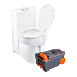 THETFORD TOILET LOW BACK. NO Door C260CS