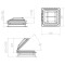 Coast RV 14x14 White Std Wind-Up Roof Vent