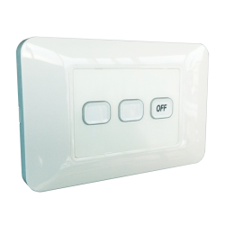 W.A.S. 3 Gang wireless switch with master OFF