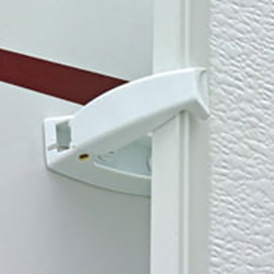 White Baggage Door Catch-pack Of 2