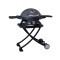 Ziggy Classic 2 Burner LPG BBQ on Folding Cart - Gunmetal Grey