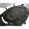 Ziggy Classic 2 Burner LPG BBQ on Folding Cart - Gunmetal Grey