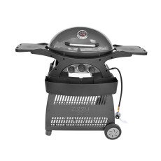 Ziggy Classic 3 Burner LPG BBQ on Cart - Gunmetal Grey