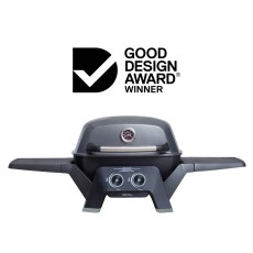Ziggy Elite 2 Burner LPG BBQ - Gunmetal Grey