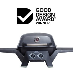 Ziggy Elite 2 Burner LPG BBQ - Gunmetal Grey
