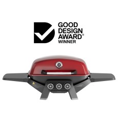 Ziggy Elite 3 Burner LPG BBQ - Chilli Red