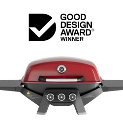 Ziggy Elite 3 Burner LPG BBQ - Chilli Red