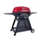 Ziggy Elite 3 Burner LPG BBQ on Mobile Cart - Chilli Red