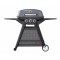 Ziggy Elite 3 Burner LPG BBQ on Mobile Cart - Gunmetal Grey