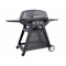 Ziggy Elite 3 Burner LPG BBQ on Mobile Cart - Gunmetal Grey